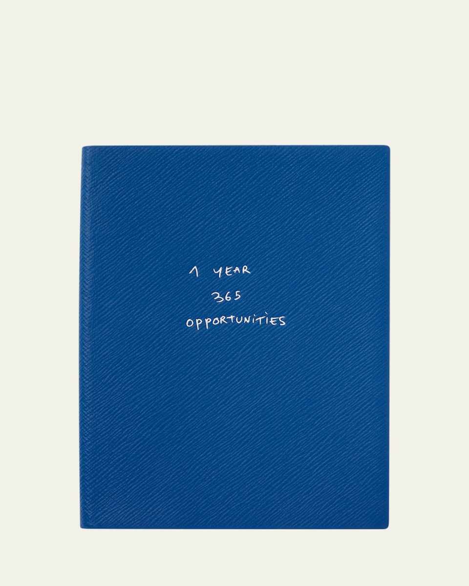x Thomas Lelu "365 Opportunities" Soho Notebook in Panama Leather